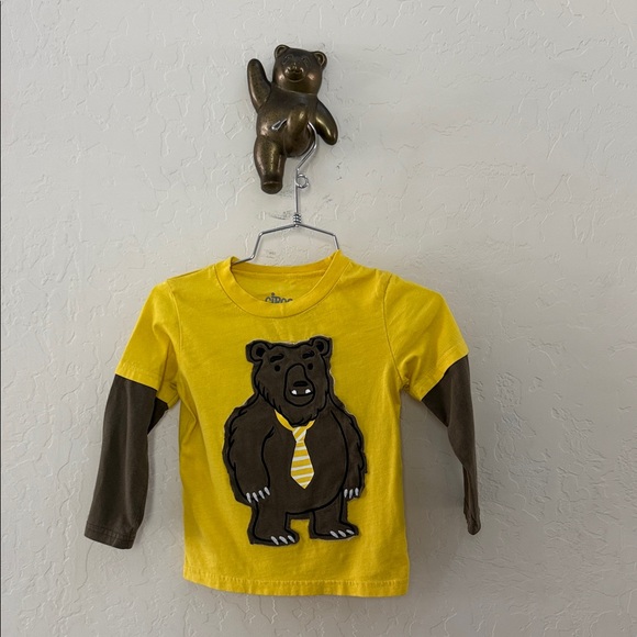 5 for $25🌈 bundle Circo Yellow Bear Kids long sleeve shirt size 4t boys - Picture 1 of 3
